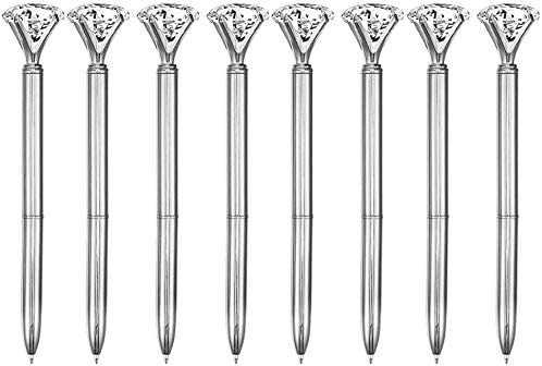 Luxury Silver Diamond Pen & Case