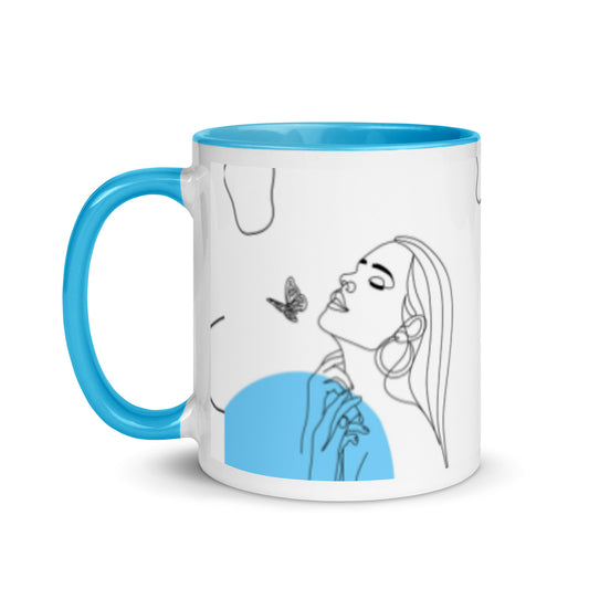 Girl Color Block Mug