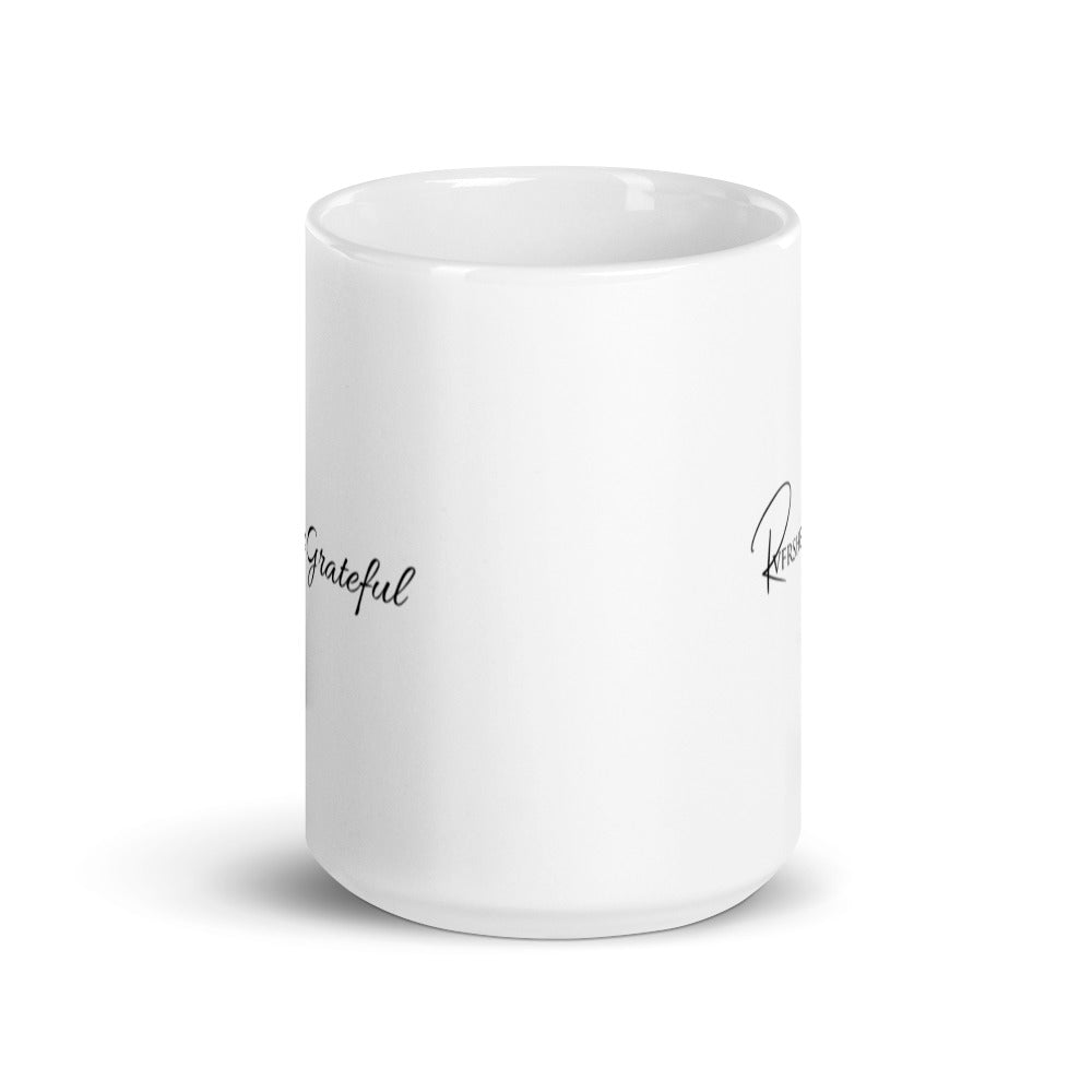 Forever Grateful White Glossy Mug